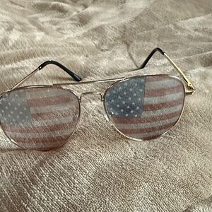 American Flag Aviator Sunglasses